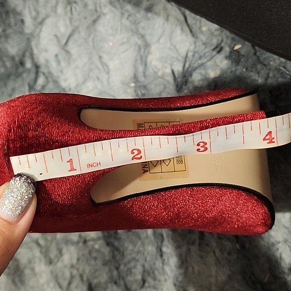 High Heel Pointed Toe Pumps Slip-on. Royal Blue and Red, 6.5 US, 37 EU. - Picture 16 of 16